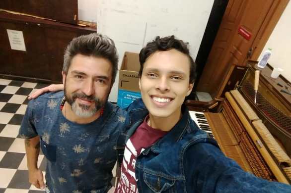 músico voluntário e estudante