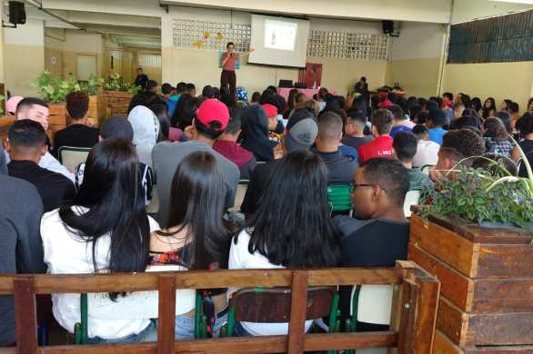 quero na escola, reprodução apenas para divulgação do projeto